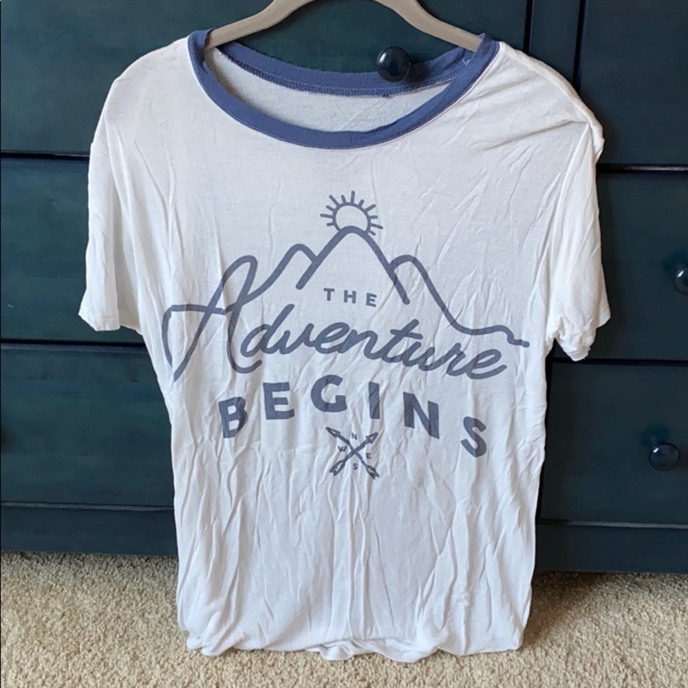 White Graphic Tee